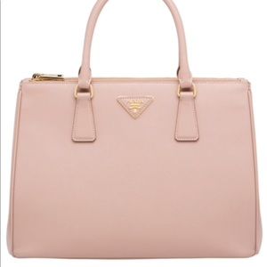 Rose Prada saffianio lux tote
